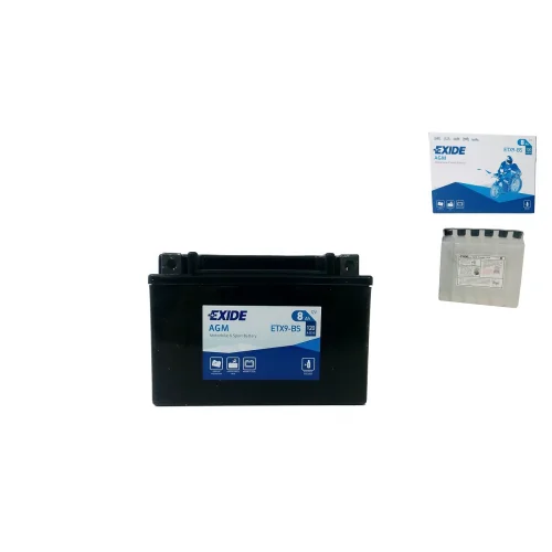 AKUMULATOR EXIDE ETX9-BS/YTX9-BS 12V 8Ah 120A