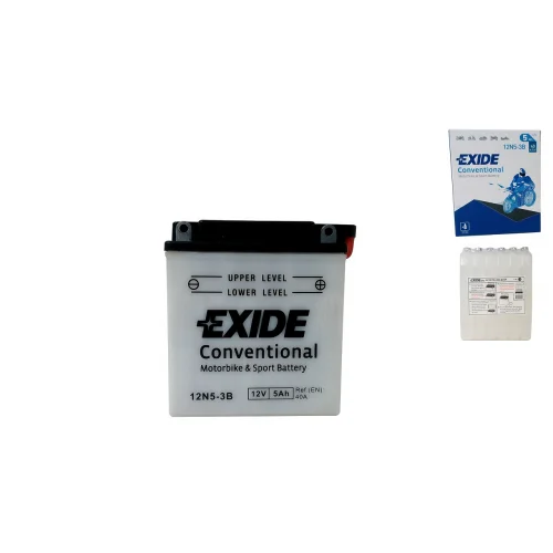 AKUMULATOR EXIDE 12N5-3B 12V 5Ah 40A