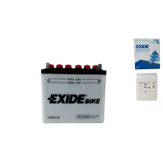 AKUMULATOR EXIDE 12N24-3A 12V 24Ah 220A