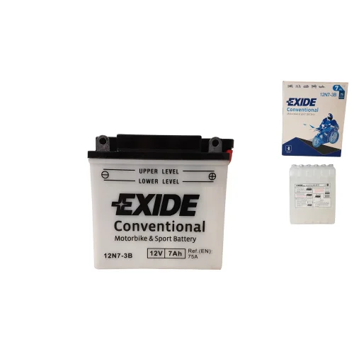 AKUMULATOR EXIDE 12N7-3B 12V 7Ah 75A