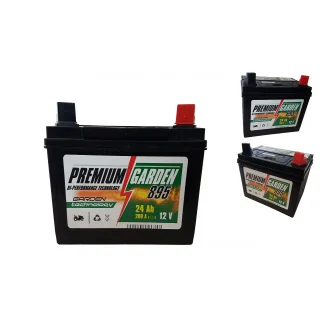 AKUMULATOR PREMIUM GARDEN 895 12V 24Ah 200A P+