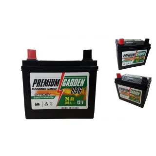 AKUMULATOR PREMIUM GARDEN 896 12V 24Ah 200A L+
