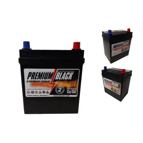 AKUMULATOR PREMIUM BLACK 12V 40Ah 340A PRAWY+ (JAP)