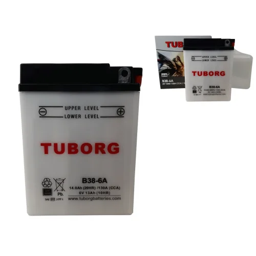 AKUMULATOR TUBORG B38-6A 6V 13Ah 130A