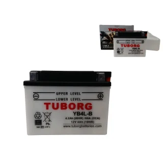 AKUMULATOR TUBORG YB4L-B 12V 4Ah 60A