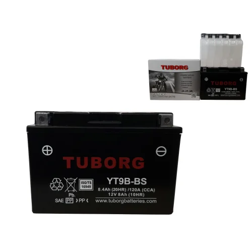 AKUMULATOR TUBORG AGM YT9B-BS 12V 8Ah 120A