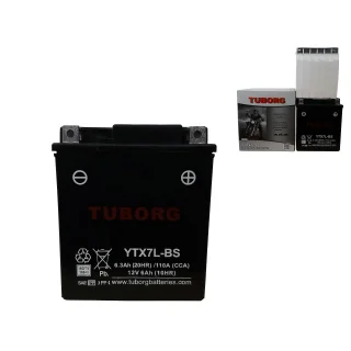 AKUMULATOR TUBORG AGM YTX7L-BS 12V 6Ah 110A