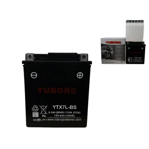 AKUMULATOR TUBORG AGM YTX7L-BS 12V 6Ah 110A