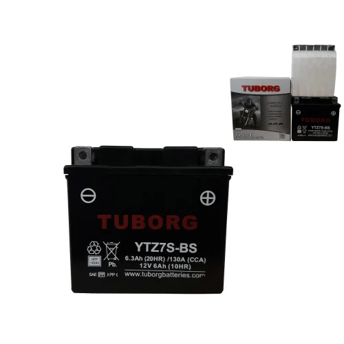 AKUMULATOR TUBORG AGM YTZ7S-BS 12V 6Ah 130A