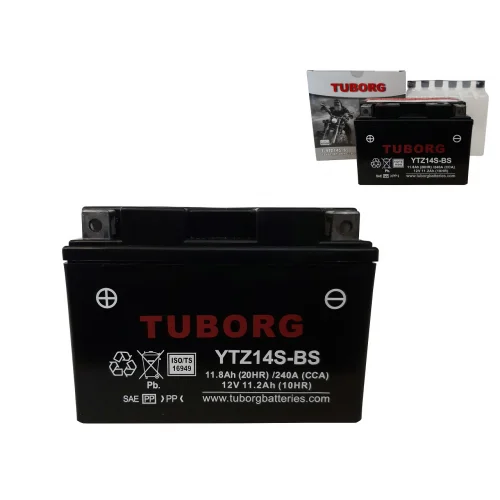 AKUMULATOR TUBORG AGM YTZ14S-BS 12V 11.2Ah 240A