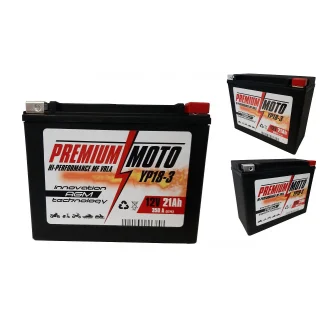 Akumulator Motocyklowy YP18-3/YTX24HL/Y50-N18L-A 12V 21Ah 350A Premium Moto