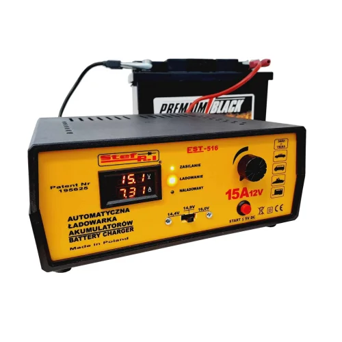 ŁADOWARKA AUTOMATYCZNA STEF-POL EST-516 12V 15A