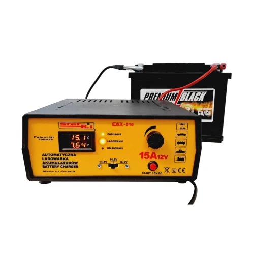 ŁADOWARKA AUTOMATYCZNA STEF-POL EST-516 12V 15A