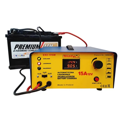 ŁADOWARKA AUTOMATYCZNA STEF-POL EST-516M 12V 15A