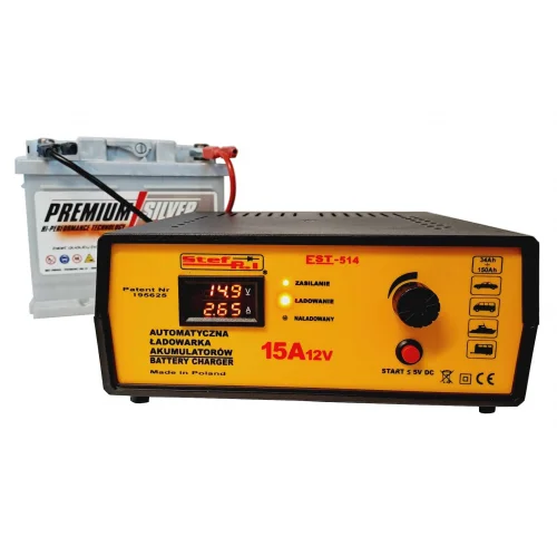 ŁADOWARKA AUTOMATYCZNA STEF-POL EST-514 12V 15A