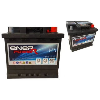ENERPOWER 12V 52Ah 480A