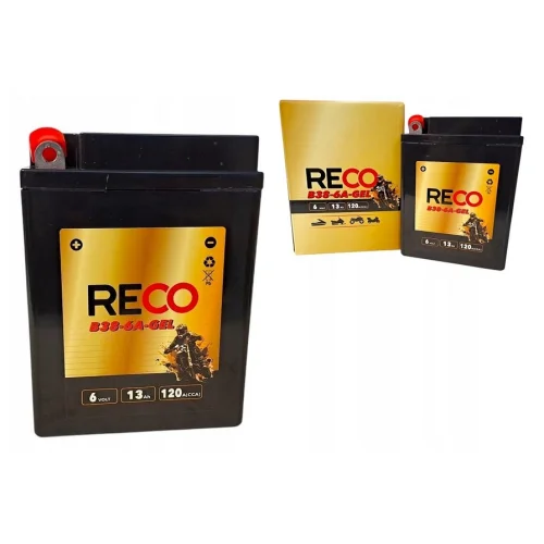 AKUMULATOR RECO B38-6A-GEL 6V 13Ah 120A