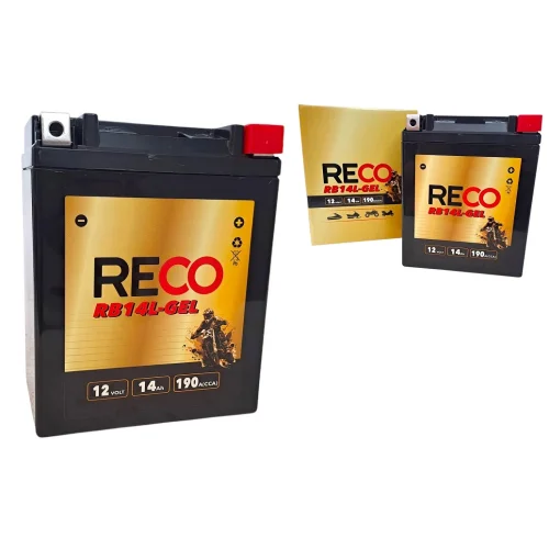 AKUMULATOR RECO RB14L-GEL 12V 14Ah 190A AKUMULATOR RECO RB14L-GEL 12V 14Ah 190A
