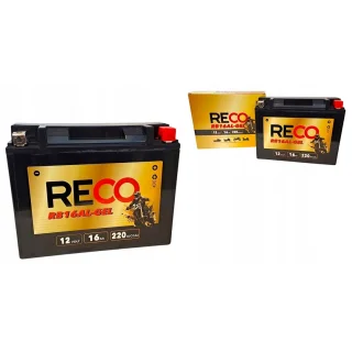 AKUMULATOR RECO RB16AL-GEL 12V 16Ah 220A
