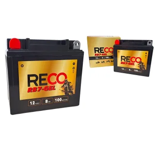 AKUMULATOR RECO RB7-GEL 12V 8Ah 100A