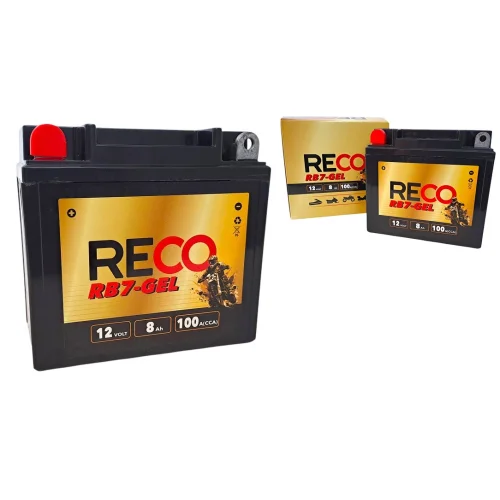 AKUMULATOR RECO RB7-GEL 12V 8Ah 100A