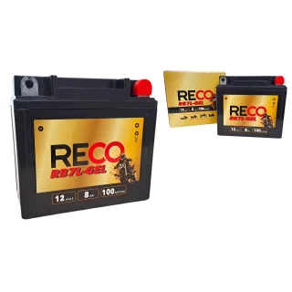 AKUMULATOR RECO RB7L-GEL 12V 8Ah 100A
