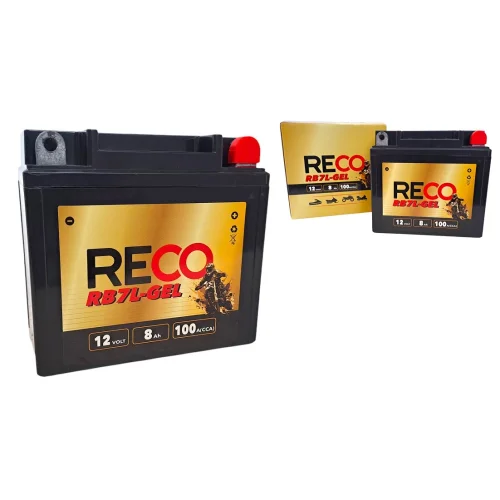 AKUMULATOR RECO RB7L-GEL 12V 8Ah 100A