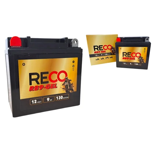 AKUMULATOR RECO RB9-GEL 12V 9Ah 130A
