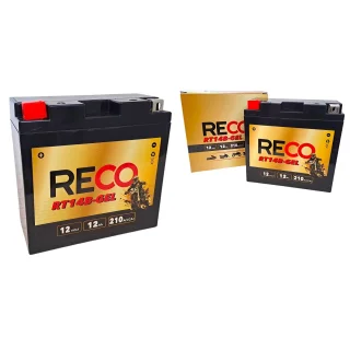 AKUMULATOR RECO RT14B-GEL 12V 12Ah 210A