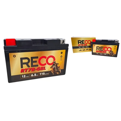 AKUMULATOR RECO RT7B-GEL 12V 6,5Ah 110A