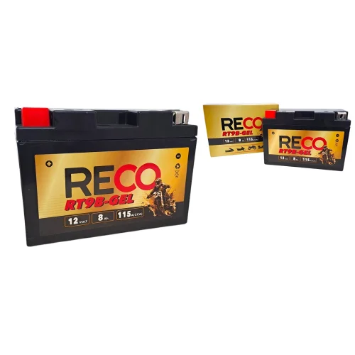 AKUMULATOR RECO RT9B-GEL 12V 8Ah 115A AKUMULATOR RECO RT9B-GEL 12V 8Ah 115A