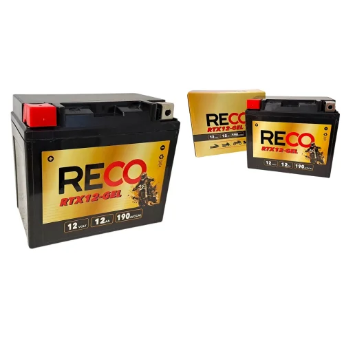 AKUMULATOR RECO RTX12-GEL 12V 12Ah 190A