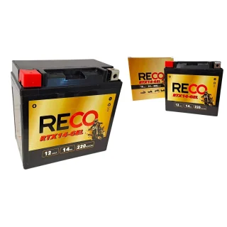 AKUMULATOR RECO RTX14-GEL 12V 14Ah 220A