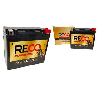 AKUMULATOR RECO RTX20L-GEL 12V 18Ah 290A
