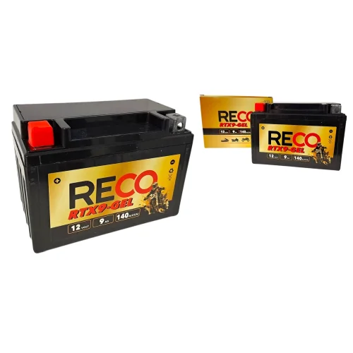 AKUMULATOR RECO RTX9-GEL 12V 9Ah 140A 