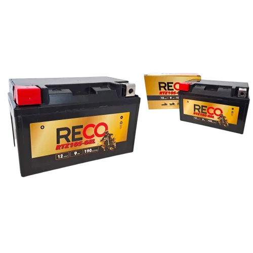 AKUMULATOR RECO RTZ10S-GEL 12V 9Ah 190A