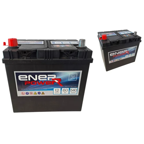 AKUMULATOR ENERPOWER 12V 60Ah 540A JAP L+