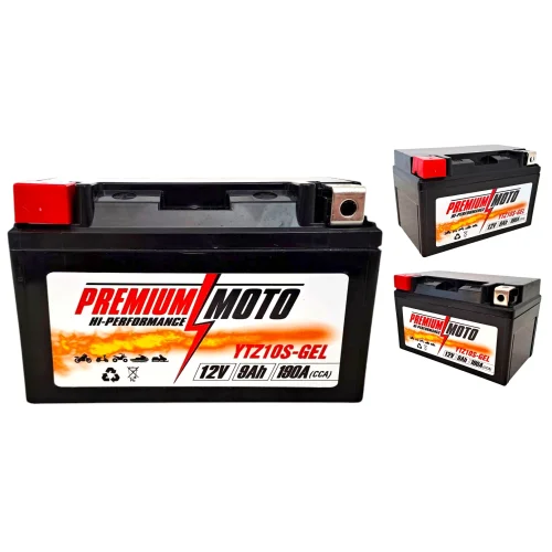 PREMIUM MOTO YTZ10S-GEL 12V 9Ah 190A PREMIUM MOTO YTZ10S-GEL 12V 9Ah 190A
