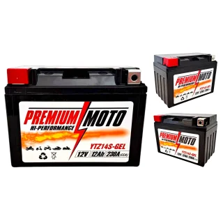 PREMIUM MOTO YTZ14S-GEL 12V 12Ah 230A