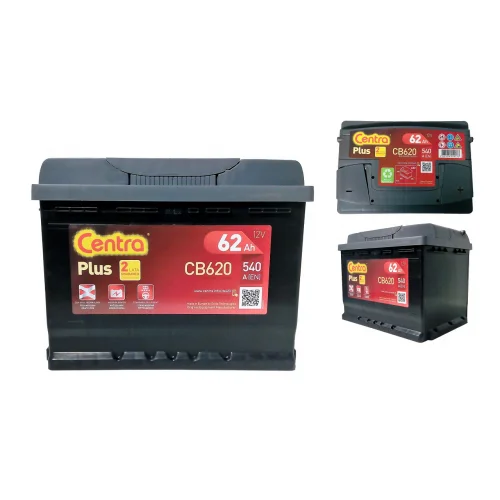 AKUMULATOR CENTRA PLUS 12V 62Ah 540A